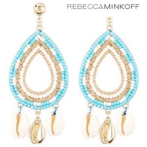 Rebecca Minkoff Beaded Chandelier Earrings